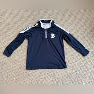 Butler Colosseum Navy and White athletic Quarter-Zip Pullover